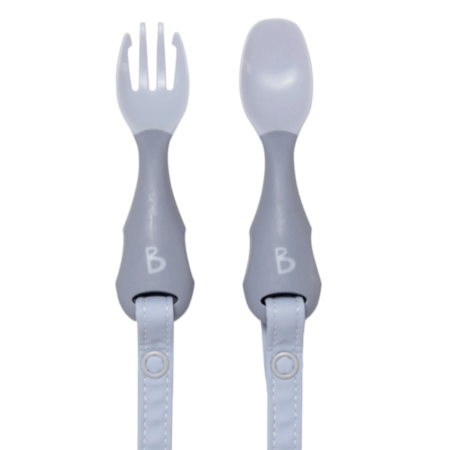 BIBADO prisegami primaitinimo įrankiai 2vnt., mist, BIB223R 