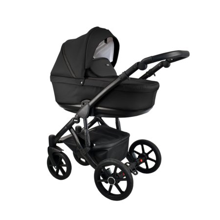 MILLI universalus vežimėlis MOON 3in1, Black, 5903357317263(carseat) 