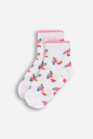 COCCODRILLO kojinės, baltos, cm 