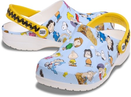 CROCS klumpės PEANUTS, spalvotos, 211129-90H, 27 dydis 