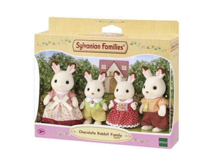 SYLVANIAN FAMILIES Šokoladinių triušiukų šeimynėlė, 5655SYL 5655SYL