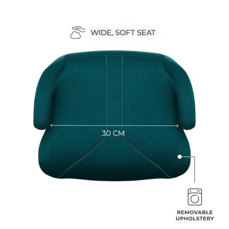 KINDERKRAFT automobilinė kėdutė I-BOOST 2, i-Size, žalia, KCIBOO02GRE0000 