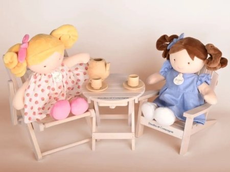 DOUDOU ET COMPAGNIE Pliušinė lėlė Braškė 28cm., JJ6064 