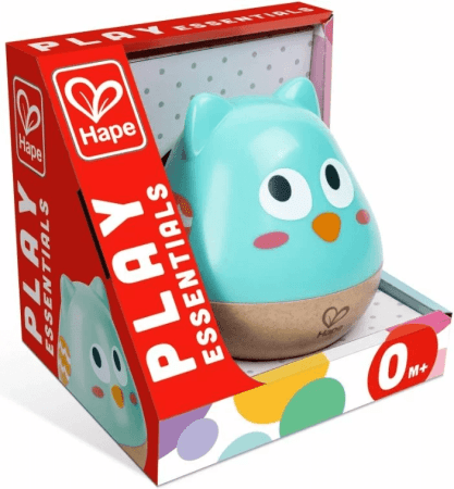 HAPE muzikinis žaislas Owl, mėlynas, E0111A 