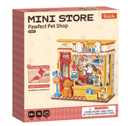 ROLIFE medinis konstruktorius Augintinių Parduotuvė, DS045 