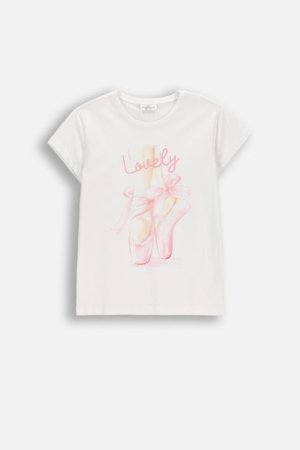 COCCODRILLO marškinėliai trumpomis rankovėmis, balti, cm 