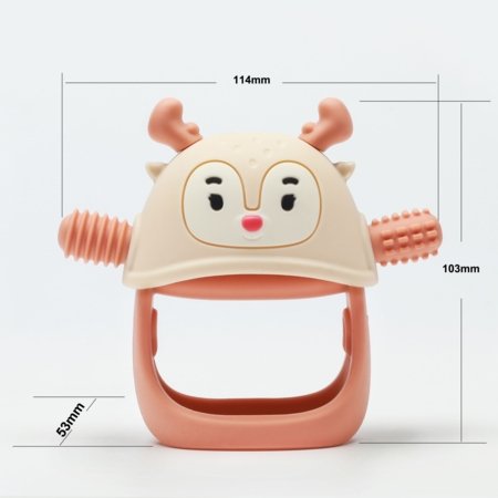 SMILY MIA kramtukas REINDEER, Nude, 3 mėn+, M12032-5 