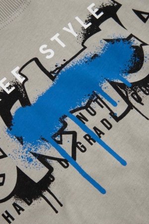 COCCODRILLO marškinėliai ilgomis rankovėmis, pilki, cm 