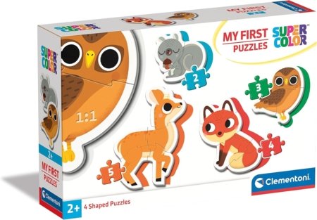 CLEMENTONI dėlionė My First Puzzles Forrest Animals 20814 