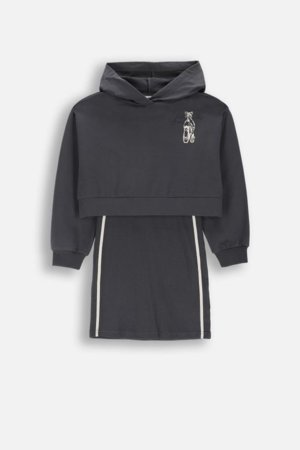 COCCODRILLO suknelė ilgomis rankovėmis, pilka, WC6129102HGJ-020-128, 128 cm 