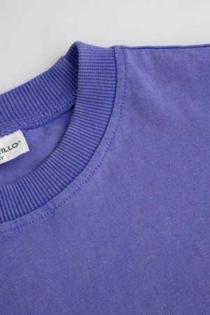 COCCODRILLO marškinėliai trumpomis rankovėmis, violetiniai, dydis 