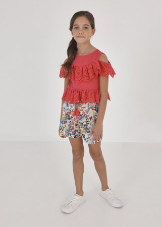 MAYORAL palaidinė be rankovių 8D, carmine red, 6195-77 6195-77