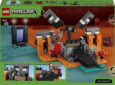 21590 LEGO® Minecraft® Džiūsnų skeletų mūšis 