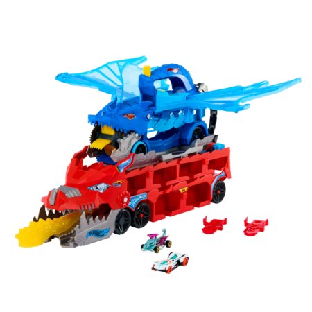 HOT WHEELS City transporteris – Dvigubas drakonas, JBM72 