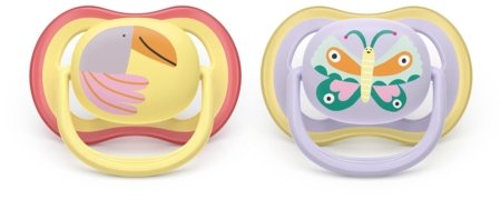 PHILIPS AVENT čiulptukai ULTRA AIR, 0-6 mėn., 2 vnt., SCF087/04 