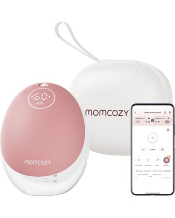 MOMCOZY nešiojamas belaidis pientraukis M9, Pink 