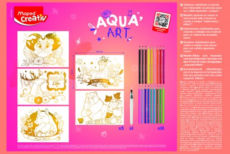 MAPED CREATIV akvarelės rinkinys Aqua Art Maxi, 3154149070497 3154149070497