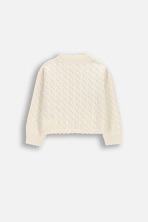 COCCODRILLO susegamas megztinis, smėlio spalvos, dydis 