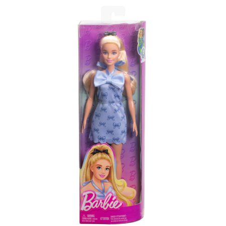 BARBIE madistė melsva suknele, HYT93 