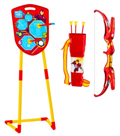 STAMP Iron Man žaislinis lanko ir strėlių rinkinys su taikiniu, IM725616 