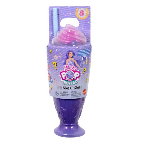 BARBIE Pop Reveal rinkinys – Purple Hair, Sweet Tears serija, JFY60 