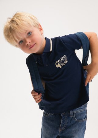 MAYORAL marškinėliai trumpomis rankovėmis, navy, 3.108-61, 122  cm 