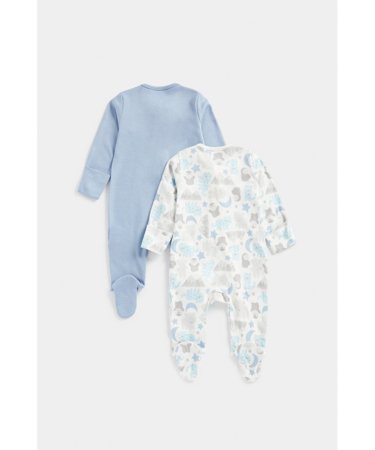MOTHERCARE šliaužtinukas ilgomis rankovėmis, FE101 2vnt.,  
