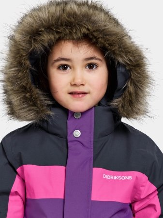 DIDRIKSONS žieminis lauko kombinezonas BJÄRVEN 3, violetinis, 505466-I12, 140 cm 