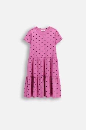 COCCODRILLO suknelė trumpomis rankovėmis, rožinė, dydis 