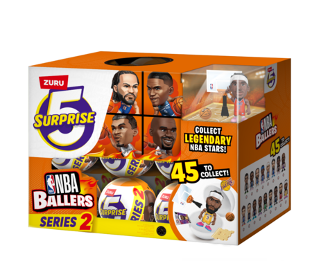 5 SURPRISE miniatiūrų rinkinys NBA Ballers, 2 serija, asort., 77678GQ2 