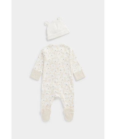 MOTHERCARE šliaužtinukas ilgomis rankovėmis ir kepurė, EB652 623750