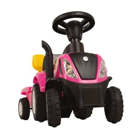 BABYTROLD vaikiškas traktorius-paspirtukas NEW HOLLAND, Pink, 20-42TR-P 