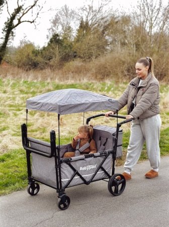 BABYTROLD sportinis vežimėlis FUN, Grey, 13-04G 