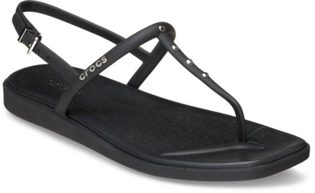 CROCS šlepetės Miami Studded Thong, juodos, 211495-001, 39,5 dydis 