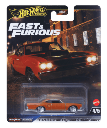 HOT WHEELS Premium automodeliukas iš filmo Greiti ir įsiutę asort, HNW46 HNW46
