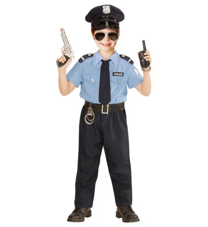 WIDMANN kostiumas Police Officer, dydis (104 cm / 2-3 metai), 04024 