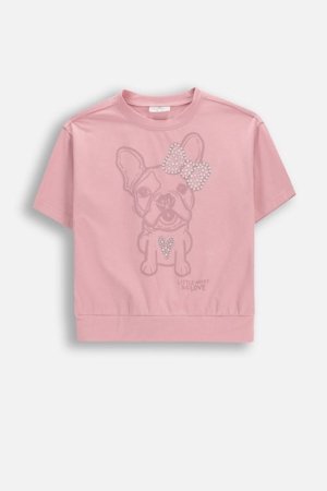 COCCODRILLO marškinėliai trumpomis rankovėmis, rožiniai, cm 