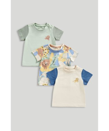 MOTHERCARE marškinėliai trumpomis rankovėmis 3 vnt. , LK643 98 