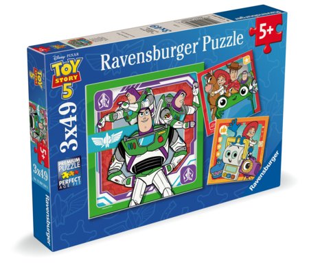 RAVENSBURGER PUZZLE dėlionė Toy Story 5, 3x49 det., 12004284 6 