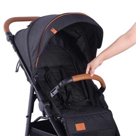 BABYTROLD sportinis vežimėlis MALAGA, Black, 13-51SN 