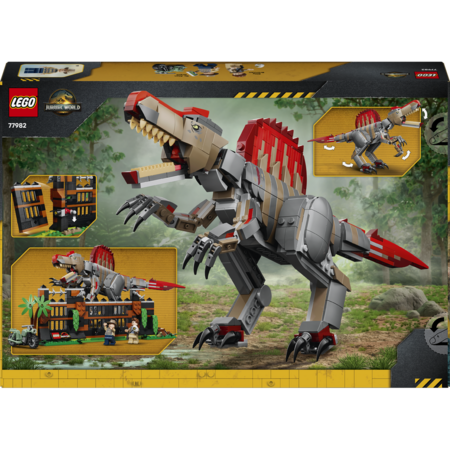 77982 LEGO® Jurassic World Dinozauro spinozauro pabėgimas 