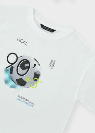 MAYORAL marškinėliai trumpomis rankovėmis, white, 6.036-30, 157  cm 