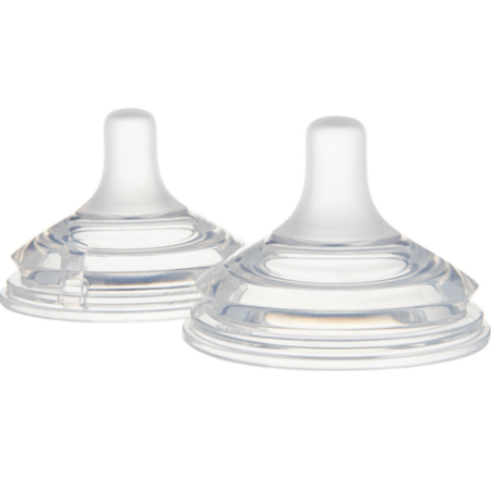 CANPOL BABIES žindukas NATURAL SHAPE Anti-colic, greito pratekėjimo, 12m+, 2 vnt., 21/753 