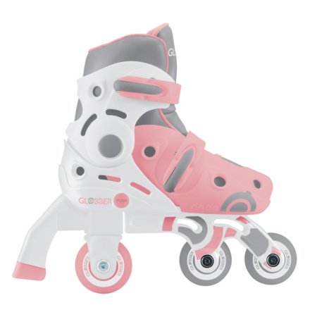 GLOBBER riedučiai Learning Skates 2 in 1, dydis 30-33, pasteliniai rožiniai, 783-210 