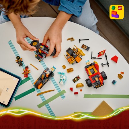 71864 LEGO® NINJAGO® Kai ir Cole kombinuotosios transporto priemonės 