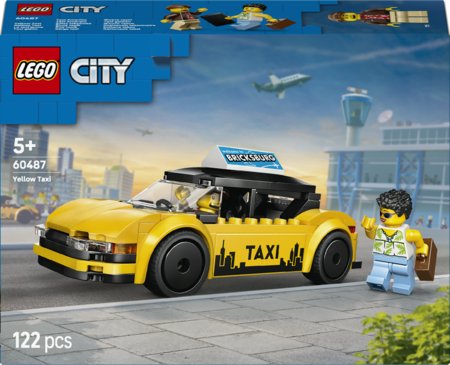 60487 LEGO® City geltonasis taksi 