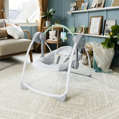 INGENUITY sūpuoklės COMFORT 2 GO, fanciful forest 10845-3-ES-YW2