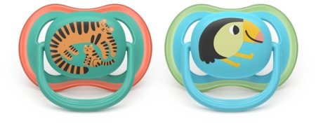 PHILIPS AVENT čiulptukai ULTRA AIR, 6-18 mėn., 2 vnt., SCF087/11 