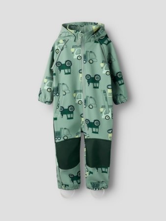 NAME IT kombinezonas ALFA, softshell, 13237076-7C8C87, 110 cm 