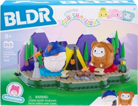 BLDR Squishmallows konstruktorius Gamtos nuotykių klubas, CNS0050 